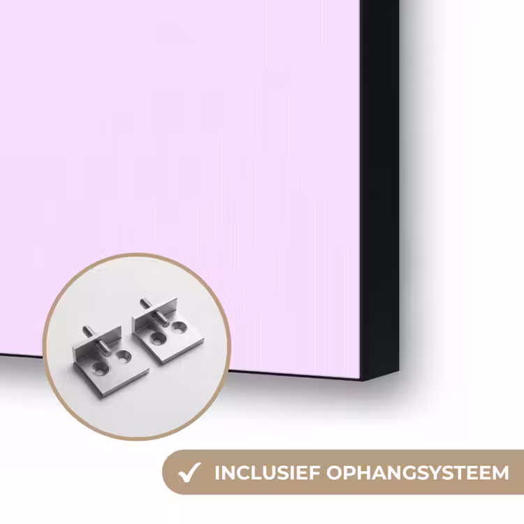 Lolly - Hart - Roze - Snoep Textielframe zwart klein -USP_ophangsysteemNL