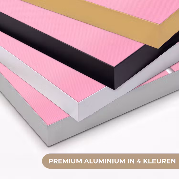 Lolly - Roze - Snoep - Zoet Textielframe zwart klein -USP_kleurenNL