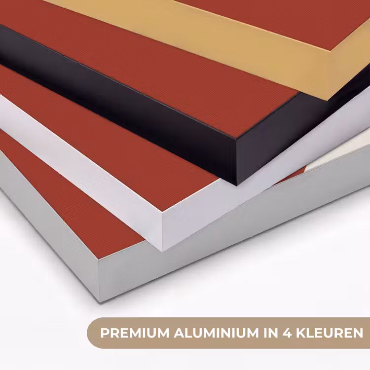 Loveyou - Rood - Hart Textielframe zwart klein -USP_kleurenNL