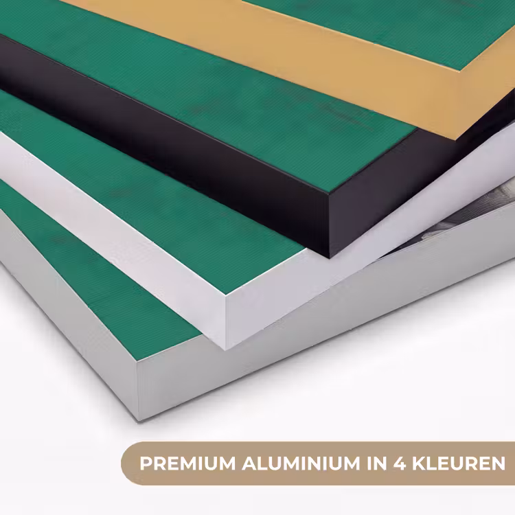 Man - Planten - Groen Textielframe zwart klein -USP_kleurenNL