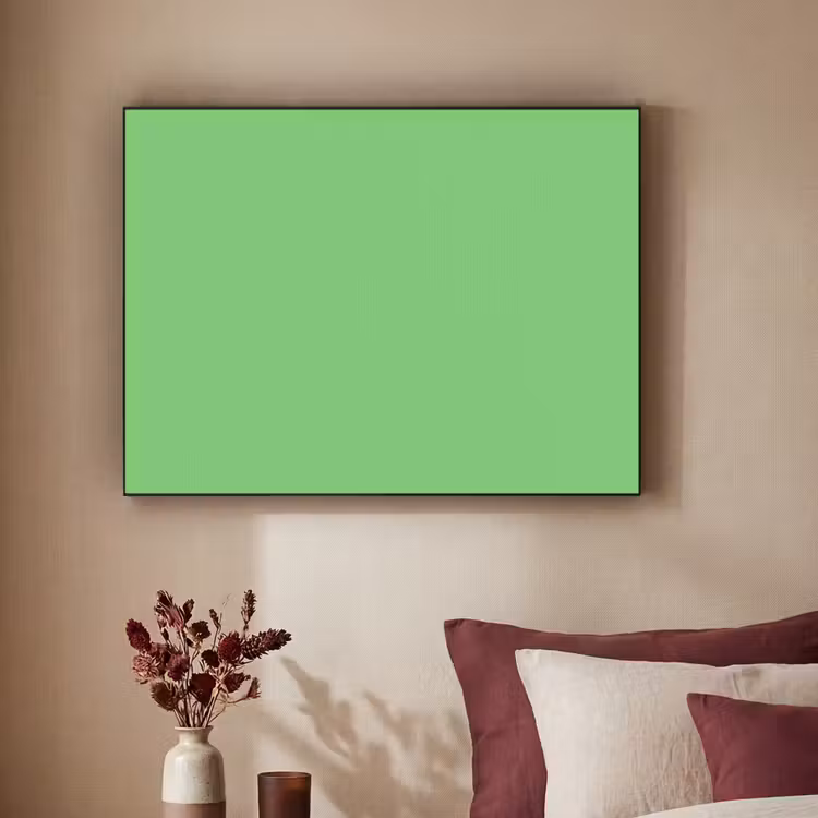 Meadow - Green - Groen Textielframe zwart klein 947 -sfeer1