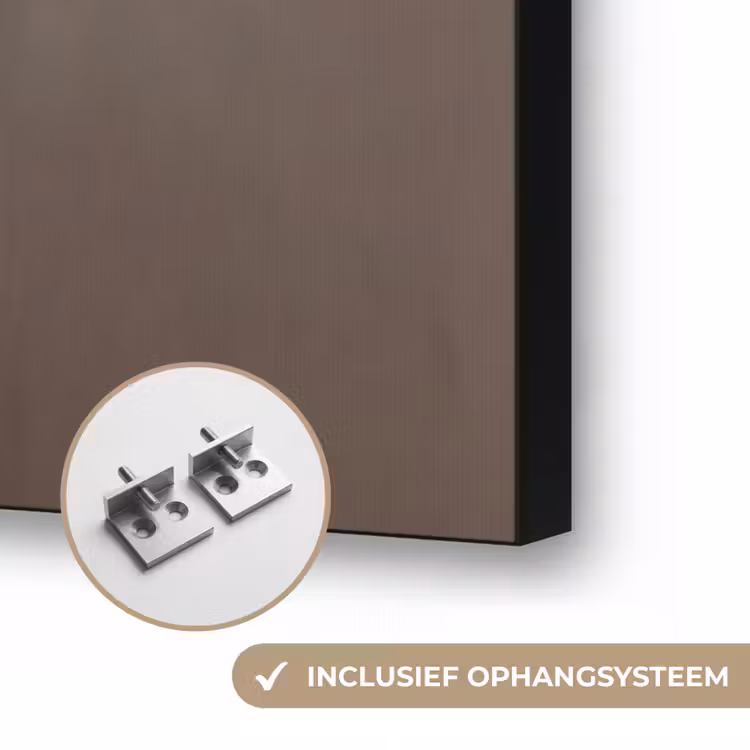 Meesterwerk - Modern - Kleurrijk Textielframe zwart klein -USP_ophangsysteemNL