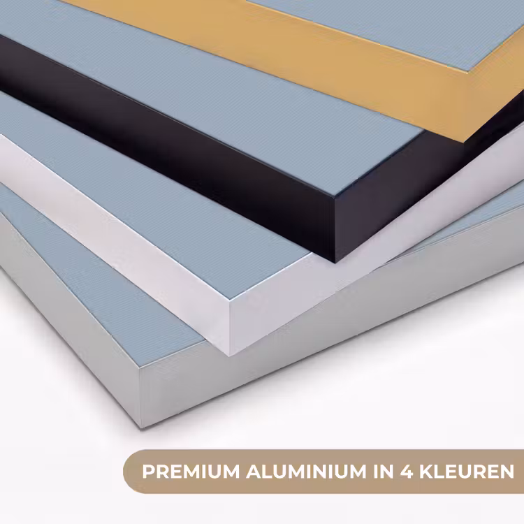 Mellow - Breeze - Blauw Textielframe zwart klein 947 -USP_kleurenNL