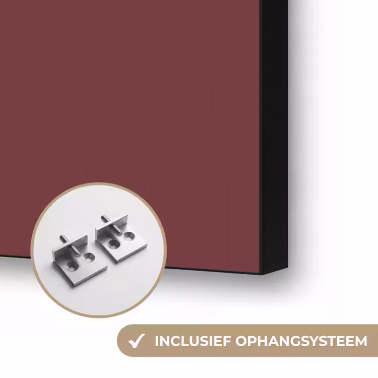 Mensen - Profiel - Sigaret - Abstract - Kunst Textielframe zwart klein -USP_ophangsysteemNL