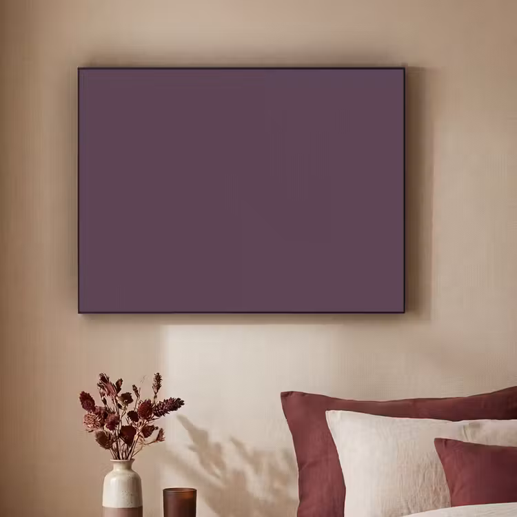 Midnight - Plum - Paars Textielframe zwart klein 947 -sfeer1