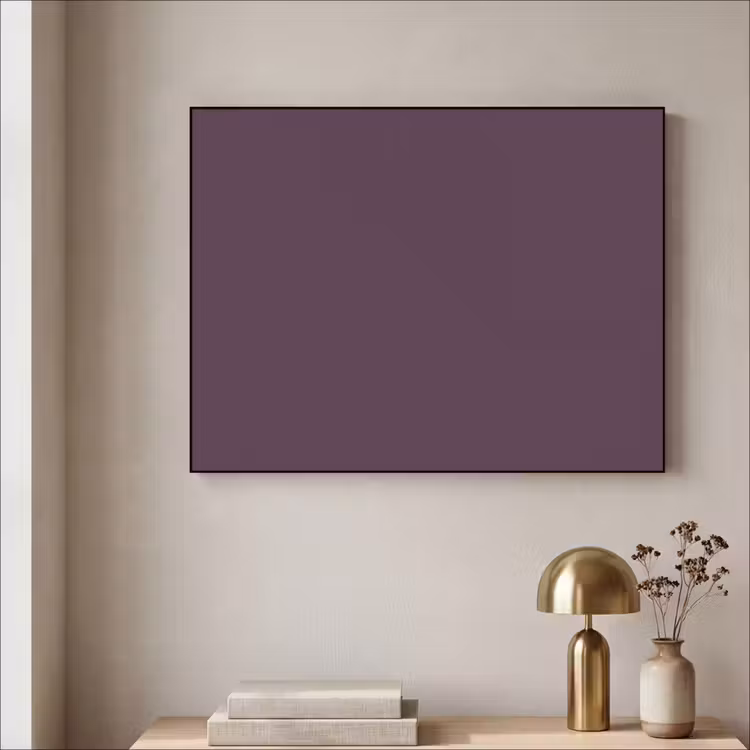 Midnight - Plum - Paars Textielframe zwart klein 947 -sfeer2