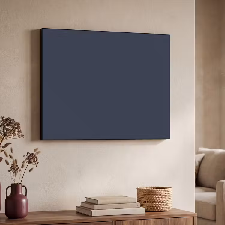 Midnight - Swing - Blauw Textielframe zwart klein 947 -sfeer3