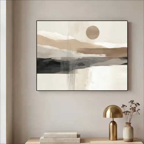 Minimalistisch - Landschap - Dimensie Textielframe - compleet frame klein -sfeer2