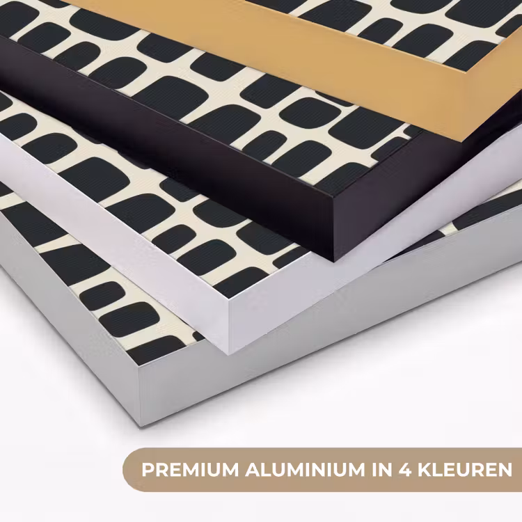 Modern - Organisch - Zwart Textielframe zwart klein 947 -USP_kleurenNL