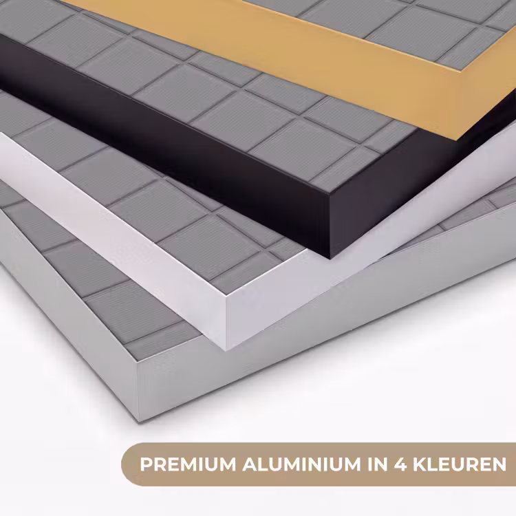 Modern - Patroon - Grijs Textielframe zwart klein 947 -USP_kleurenNL