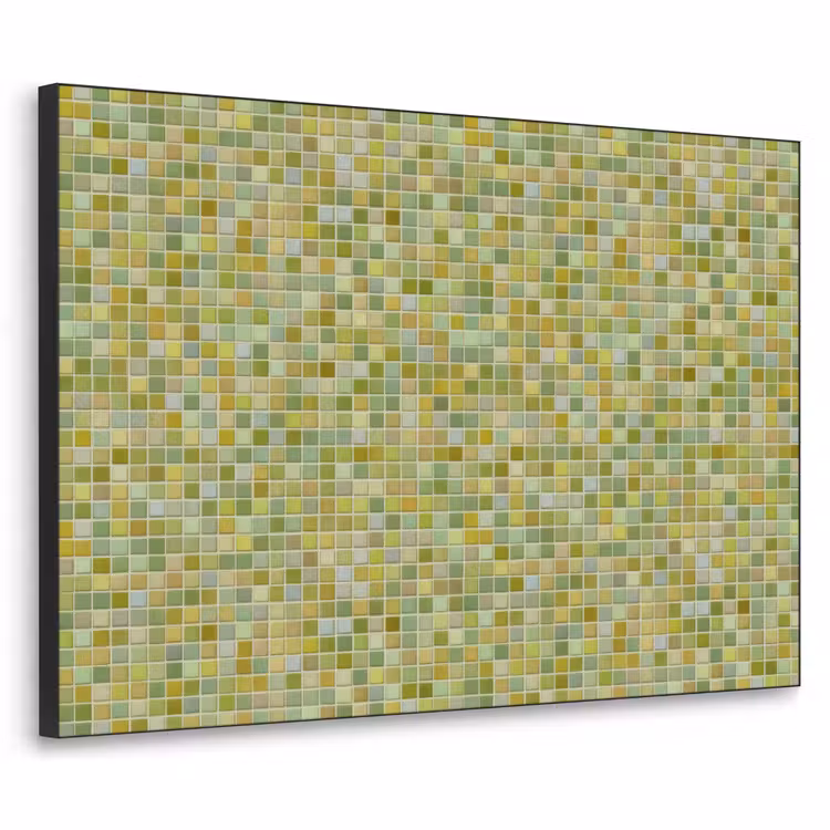 Mozaïek - Patroon - Groen Textielframe zwart klein 947 -3d