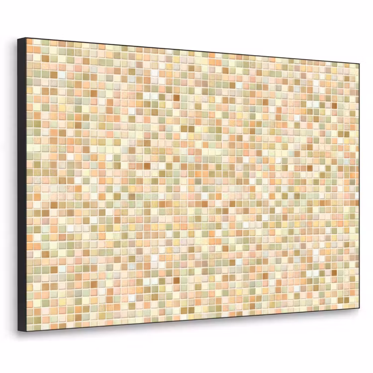 Mozaïek - Patroon - Terracotta Textielframe zwart klein 947 -3d