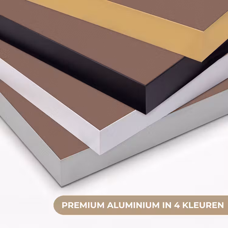Muted - Chestnut - Bruin Textielframe zwart klein 947 -USP_kleurenNL