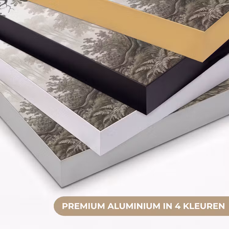Natuur - Bos - Eik Textielframe zwart klein -USP_kleurenNL