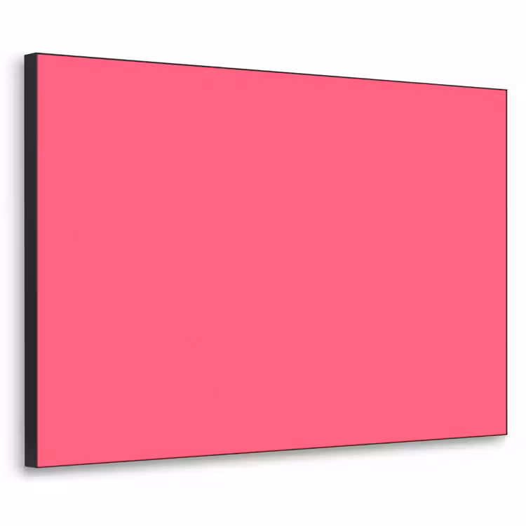 Neon - Flamingo - Roze Textielframe zwart klein 947 -3d