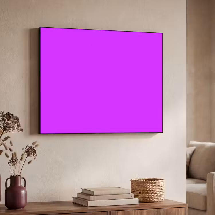 Neon - Orchid - Paars Textielframe zwart klein 947 -sfeer3