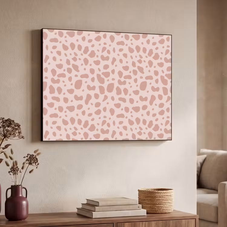 Nude - Luipaard - Tinten Textielframe zwart klein 947 -sfeer3