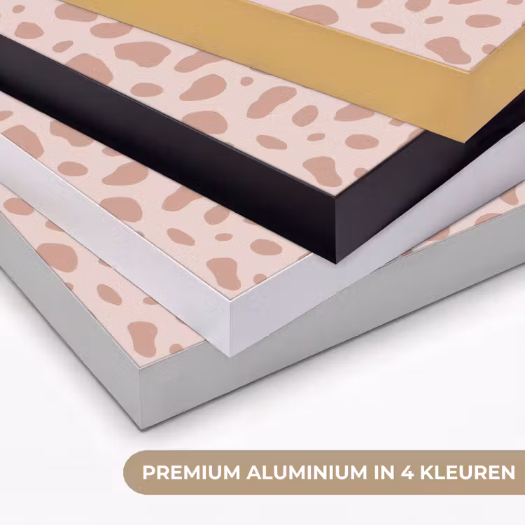 Nude - Luipaard - Tinten Textielframe zwart klein 947 -USP_kleurenNL