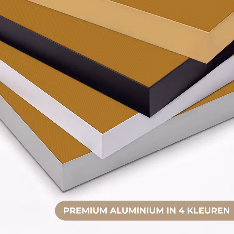 Ocre - Gold - Geel Textielframe zwart klein 947 -USP_kleurenNL