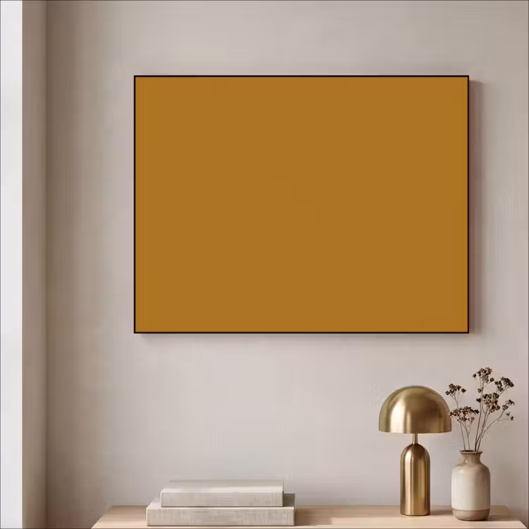 Ocre - Gold - Geel Textielframe zwart klein 947 -sfeer2