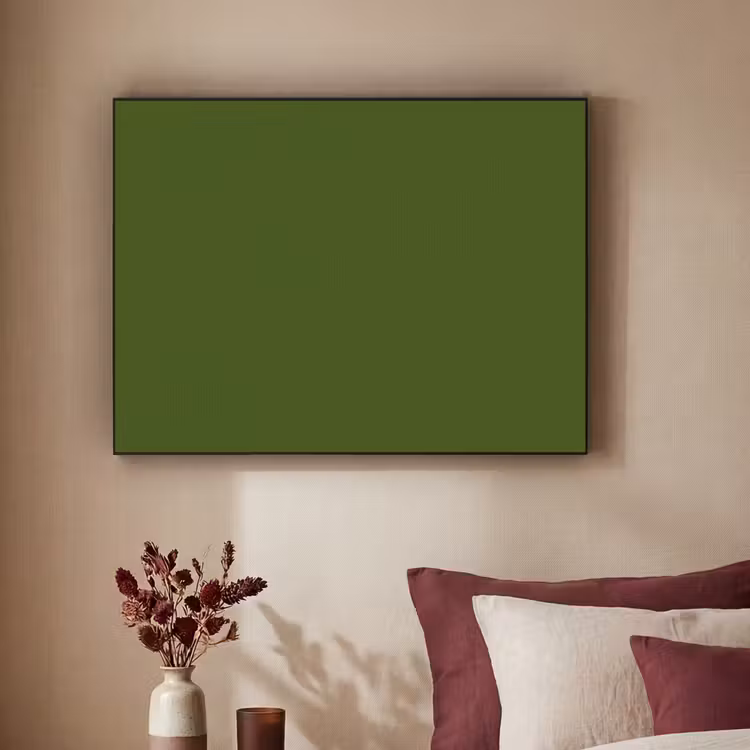 Olive - Drab - Groen Textielframe zwart klein 947 -sfeer1