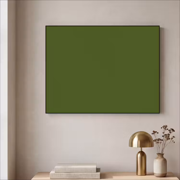 Olive - Drab - Groen Textielframe zwart klein 947 -sfeer2