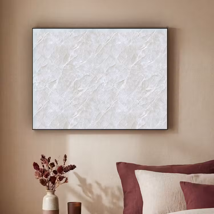 Oppervlakte - Textuur - Grijs Textielframe zwart klein 947 -sfeer1