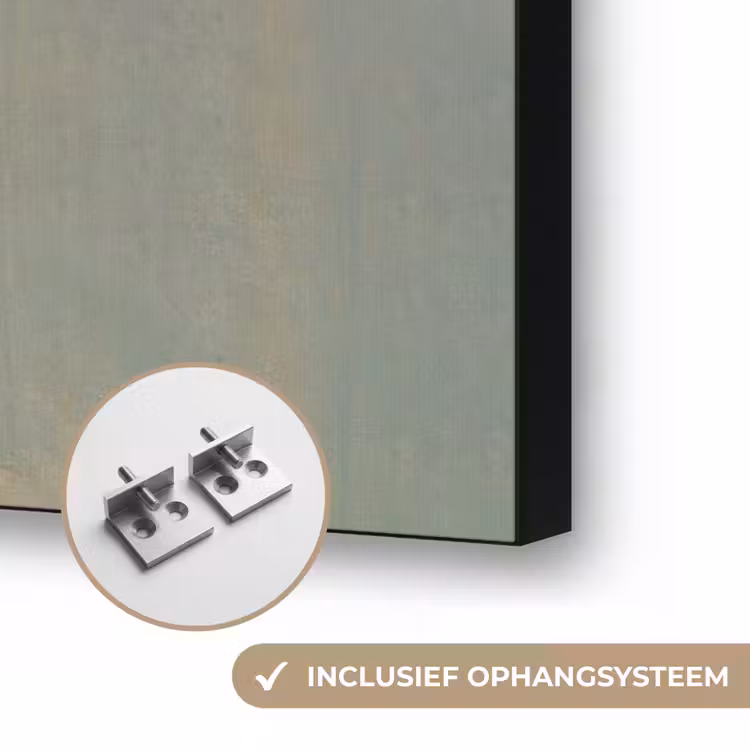 Oude meesters - Bloemen - Balthasar van der Ast Textielframe zwart klein -USP_ophangsysteemNL