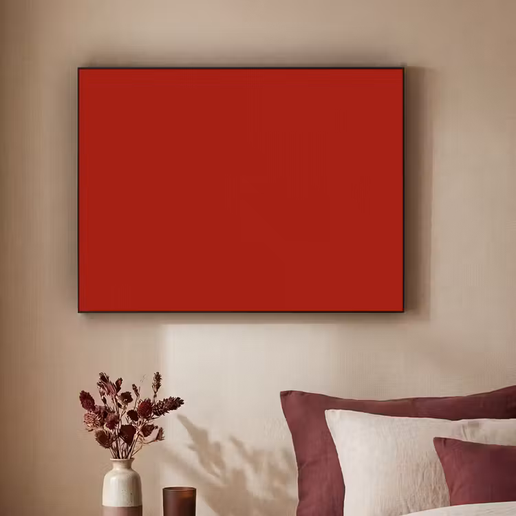 Oxblood - Maroon - Rood Textielframe zwart klein 947 -sfeer1