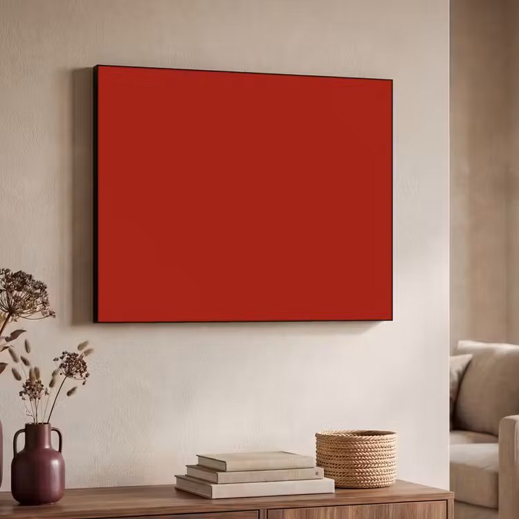 Oxblood - Maroon - Rood Textielframe zwart klein 947 -sfeer3