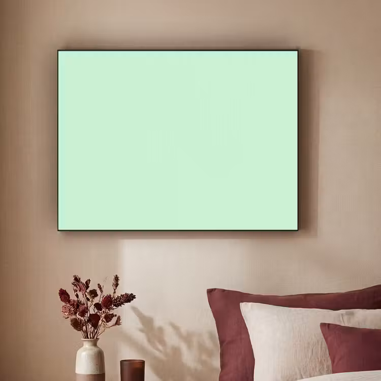 Pale - Mint - Groen Textielframe zwart klein 947 -sfeer1