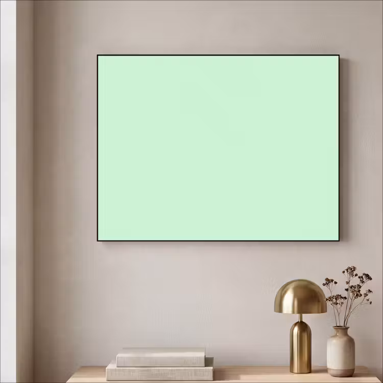 Pale - Mint - Groen Textielframe zwart klein 947 -sfeer2