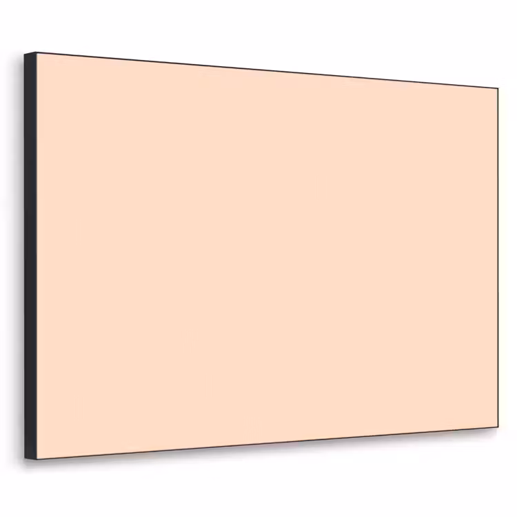 Pale - Peach - Nude Textielframe zwart klein 947 -3d