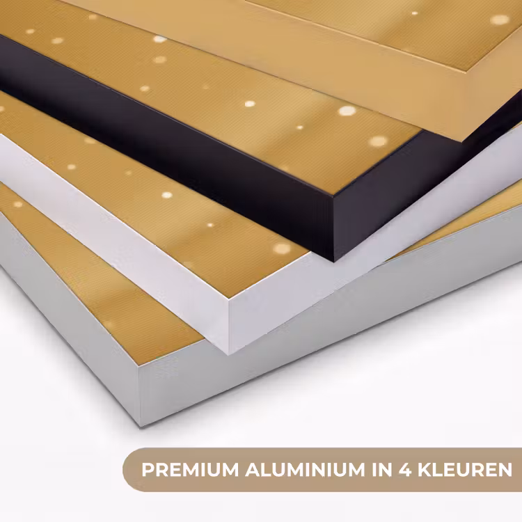 Pannenkoeken - Eten - Honing - Geel Textielframe zwart klein -USP_kleurenNL