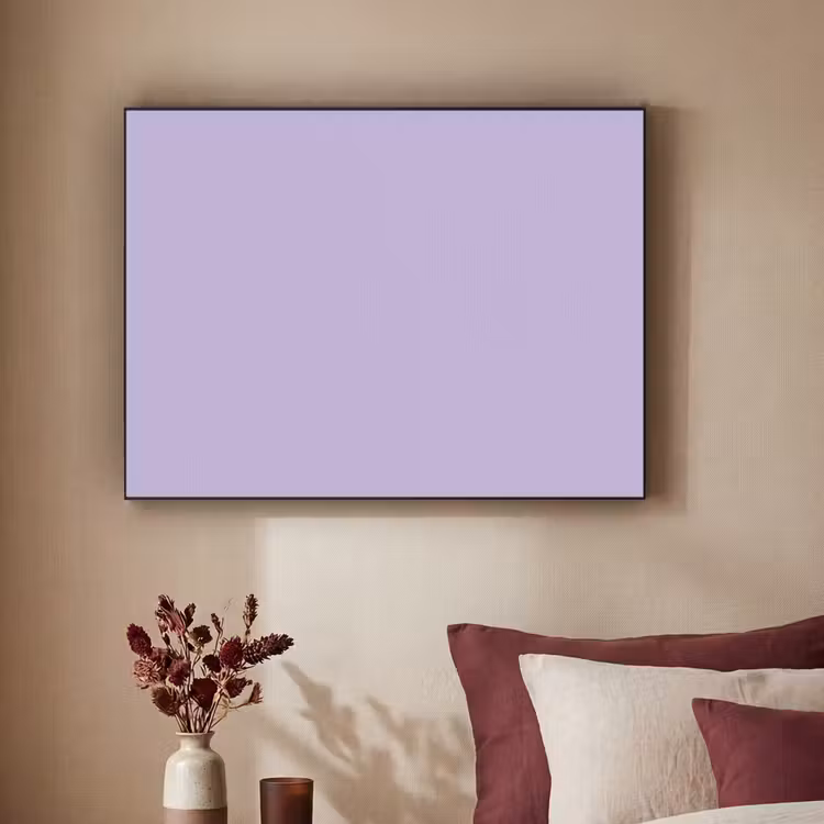 Pastel - Lilac - Paars Textielframe zwart klein 947 -sfeer1