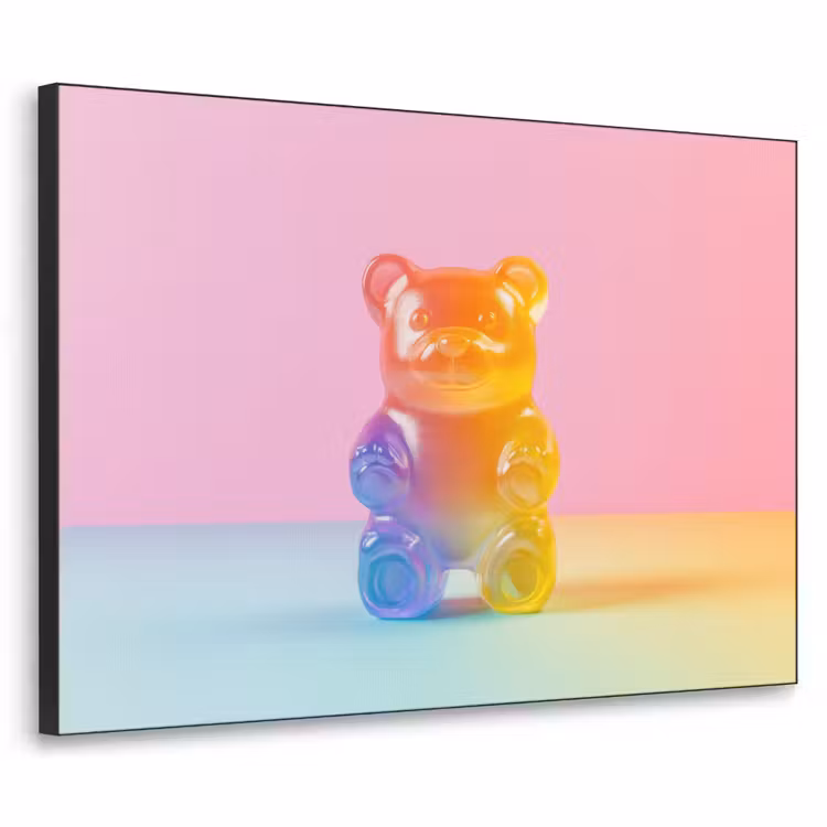 Pastel - Snoep Textielframe - compleet frame klein -3d