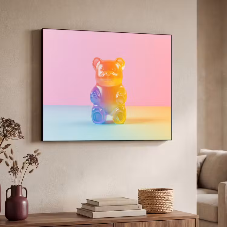 Pastel - Snoep Textielframe zwart klein -sfeer3