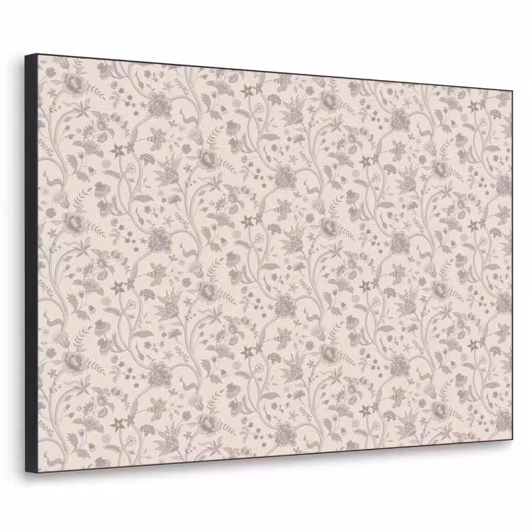 Patroon - Bloemen - Paars Textielframe - compleet frame klein 947 -3d