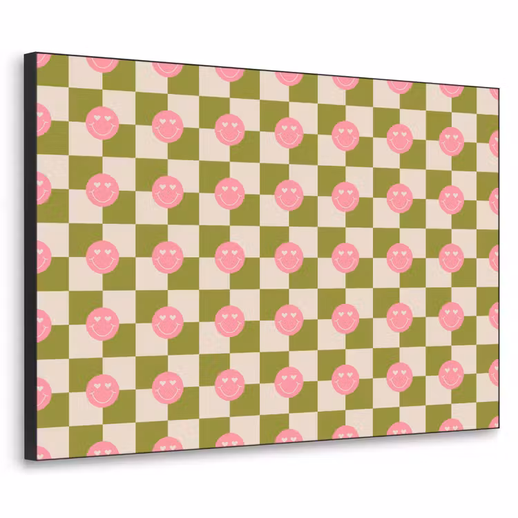 Patroon - Smileys - Blokken Textielframe - compleet frame klein 947 -3d