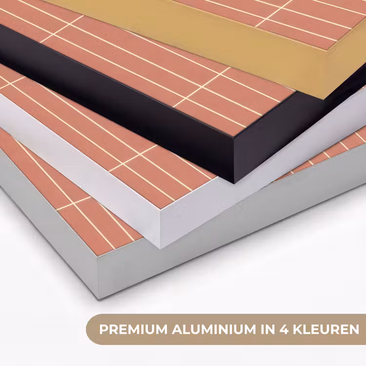 Patroon - Tegels - Terracotta Textielframe zwart klein 947 -USP_kleurenNL