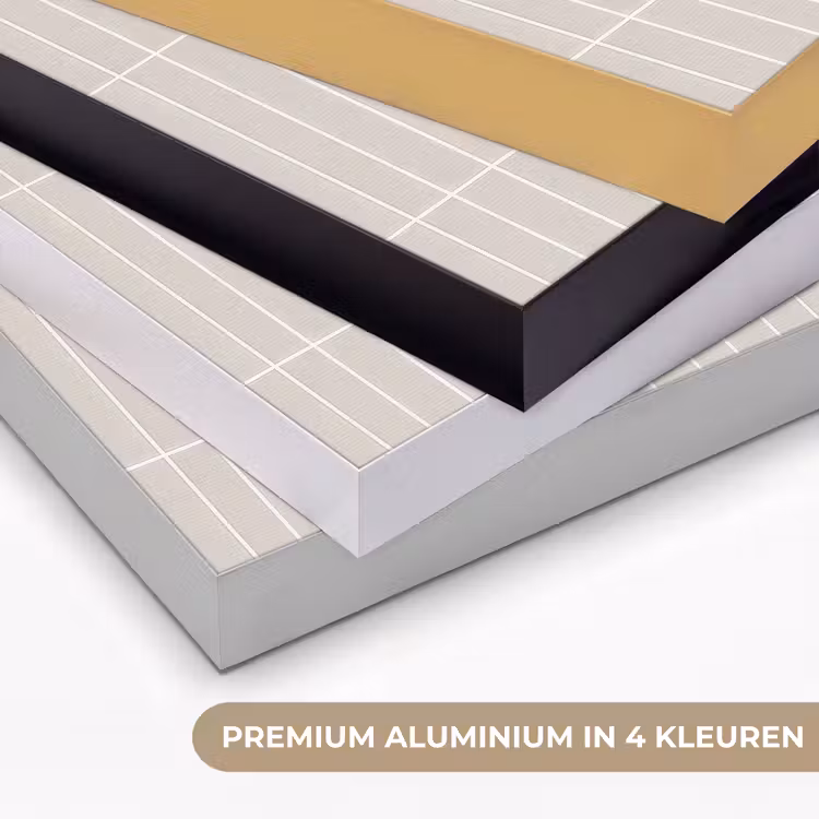 Patroon - Tegels - Zand Textielframe zwart klein 947 -USP_kleurenNL