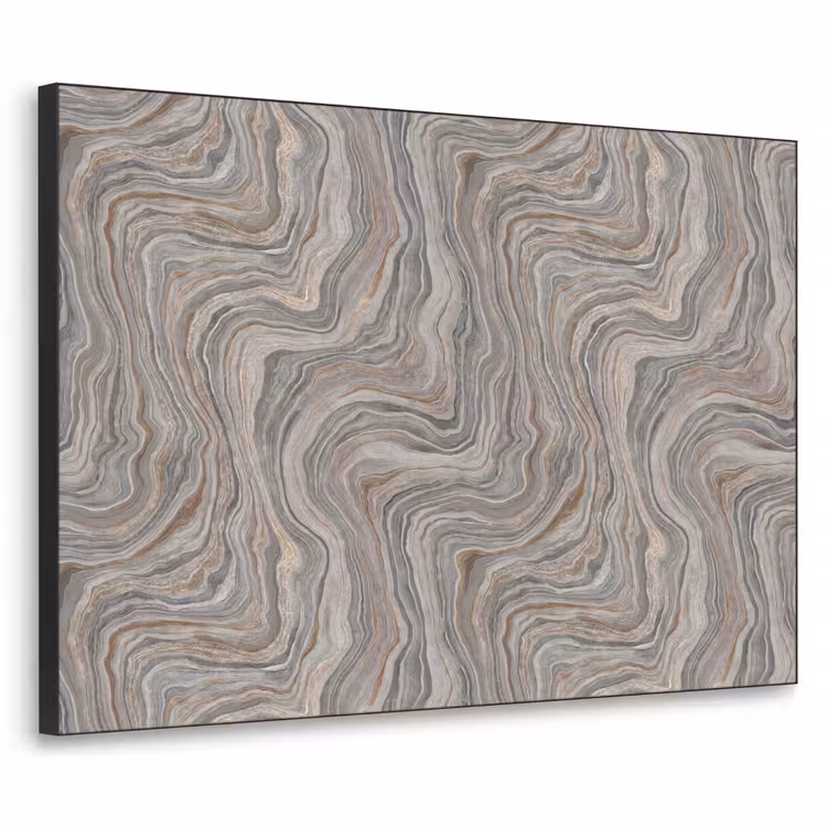 Patroon - Textuur - Grijs Textielframe zwart klein 947 -3d