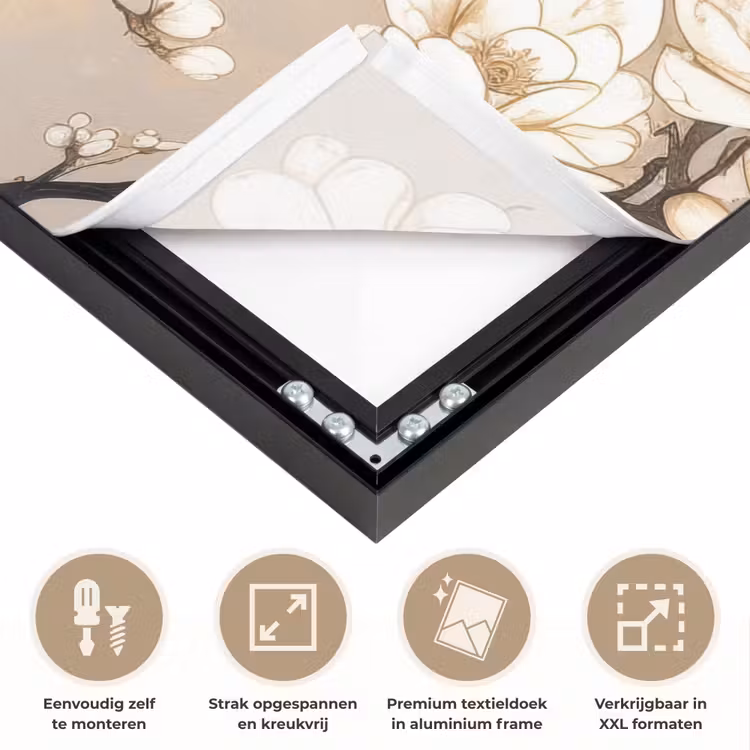 Pauw - Tak - Bloemen Textielframe zwart klein -USP_feed_closeupNL