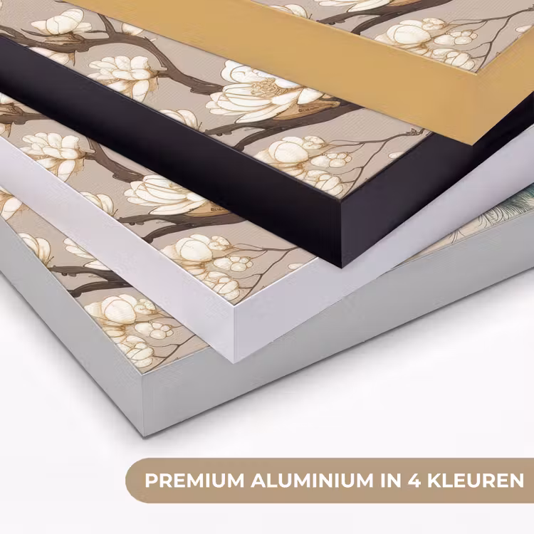Pauw - Tak - Bloemen Textielframe zwart klein -USP_kleurenNL