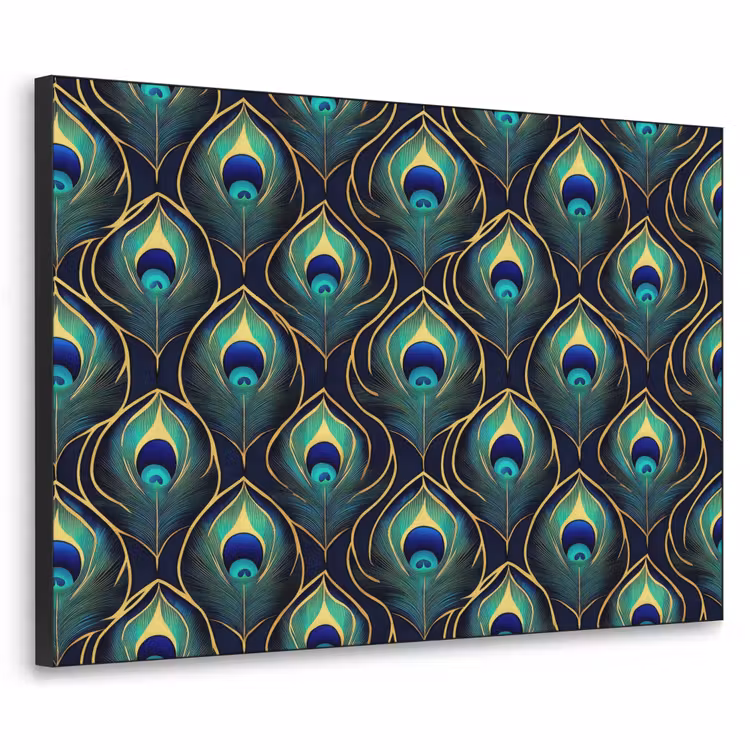 Pauw - Veren - Groen Textielframe zwart klein 947 -3d