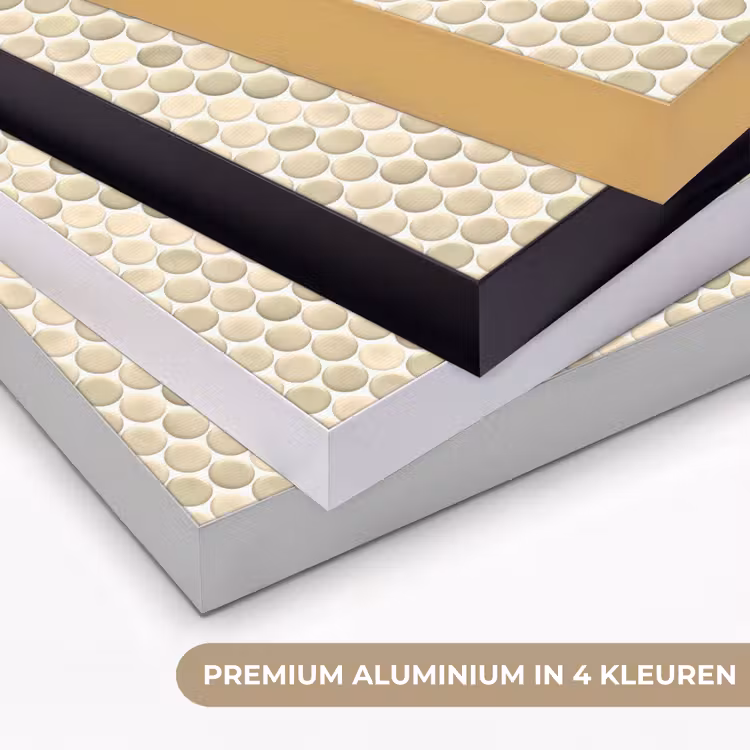 Penny - Mozaïek - Zand Textielframe zwart klein 947 -USP_kleurenNL
