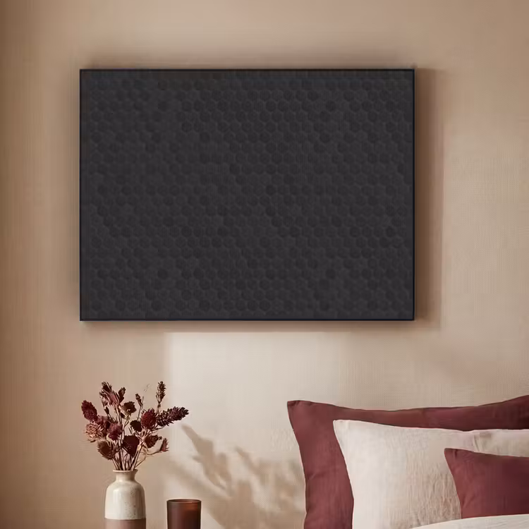 Penny - Tegel - Mat - Zwart Textielframe zwart klein 947 -sfeer1