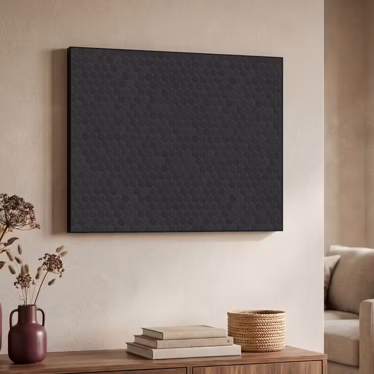 Penny - Tegel - Mat - Zwart Textielframe zwart klein 947 -sfeer3