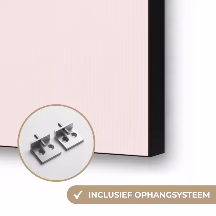 Perfect - Minimalistisch - Valentijn Textielframe zwart klein -USP_ophangsysteemNL