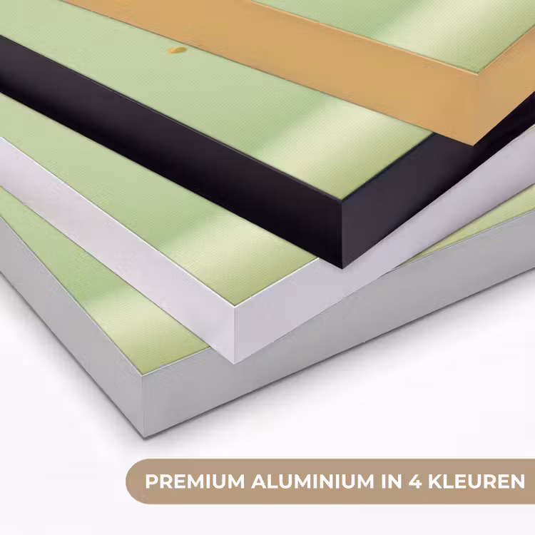 Pistache - Taart - Noten - Eten Textielframe zwart klein -USP_kleurenNL